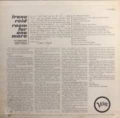 Irene Reid – Room For One More LP