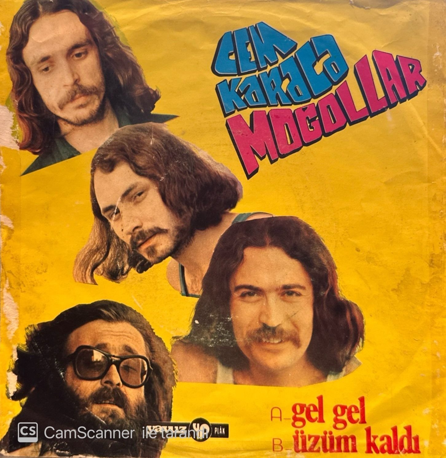 Cem Karaca & Moğollar - Gel Gel / Üzüm Kaldı 45'lik