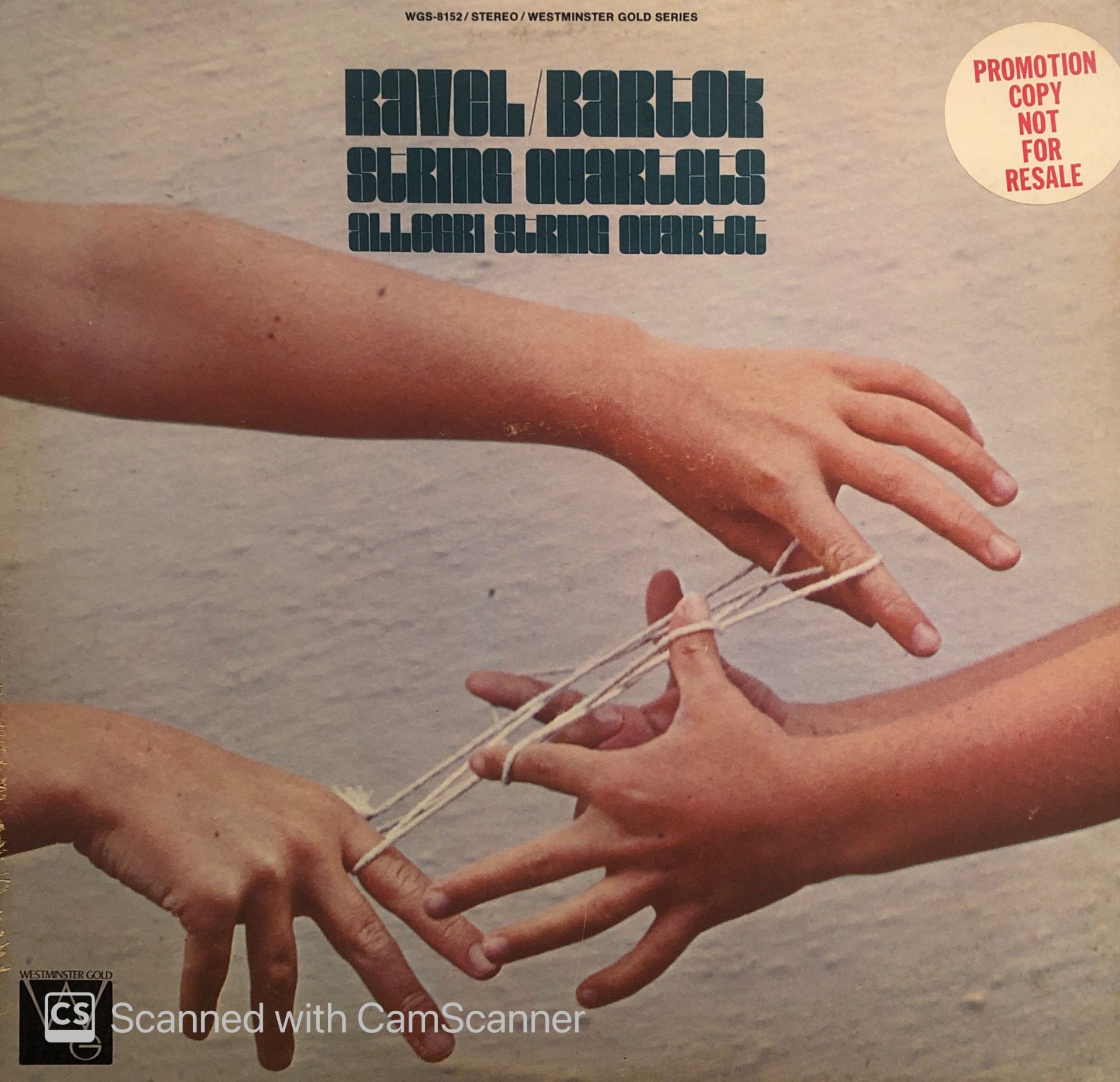 The Allegri String Quartet - Ravel / Bartók - String Quartets LP