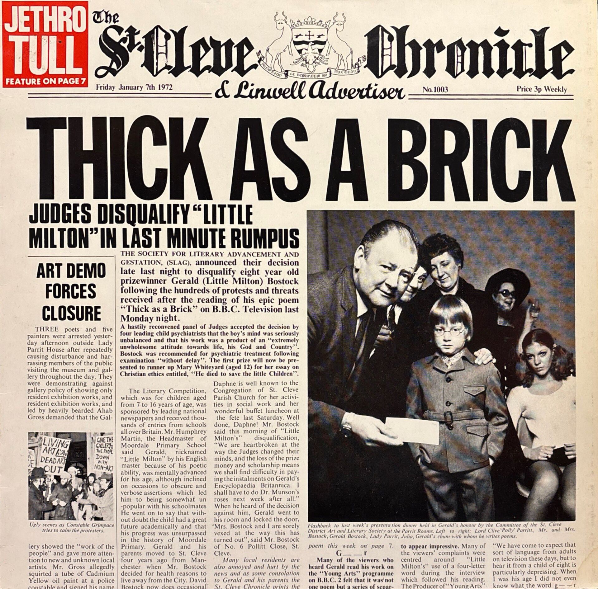 Jethro Tull – Thick As A Brick LP