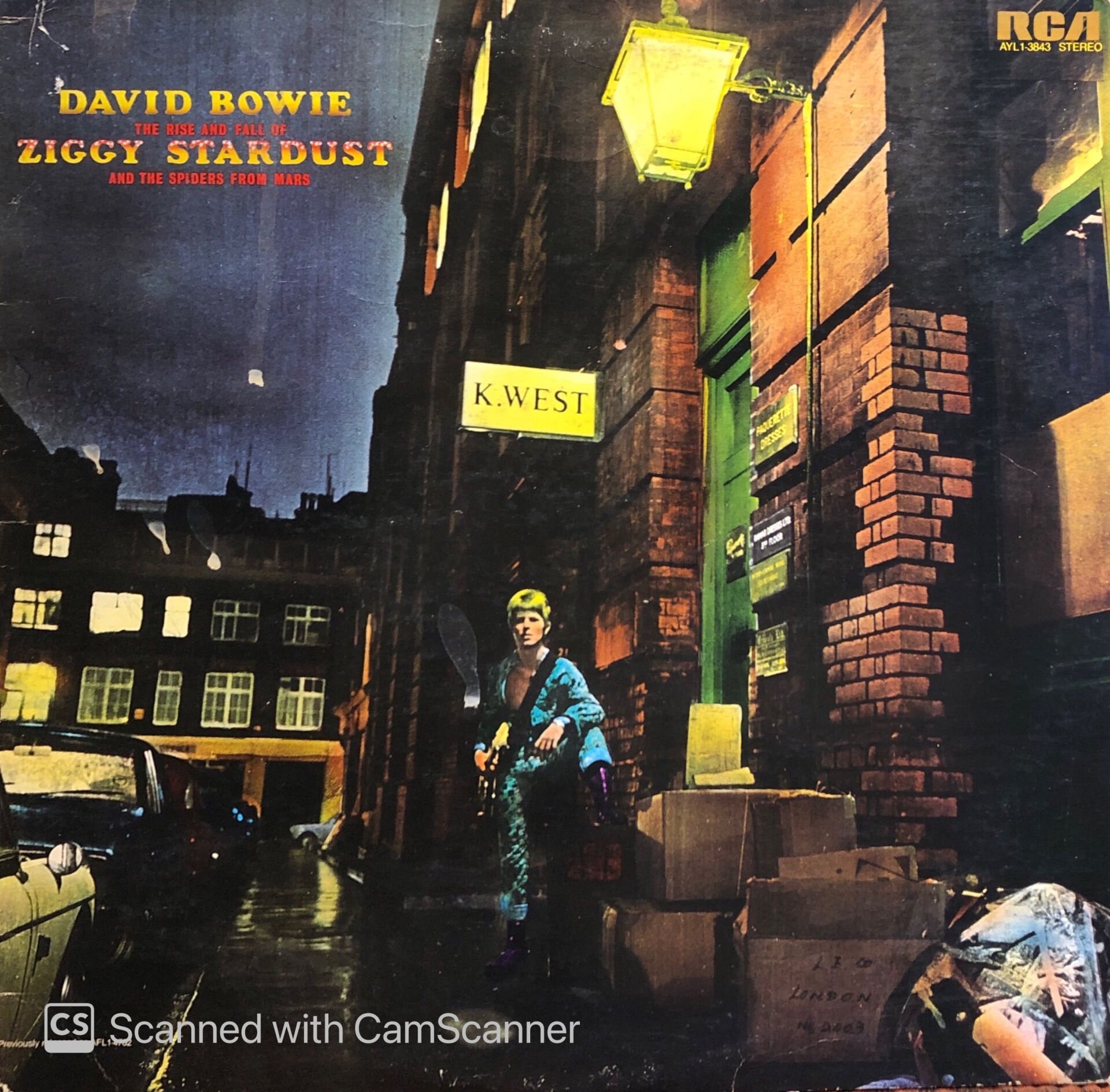 David Bowie – The Rise And Fall Of Ziggy Stardust And The Spiders From Mars LP