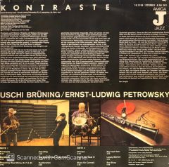 Uschi Brüning / Ernst-Ludwig Petrowsky – Kontraste LP