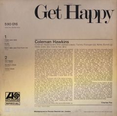 Coleman Hawkins – Get Happy LP
