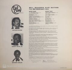 Bill Baker's Five Satins – I'll Be Seeing You LP