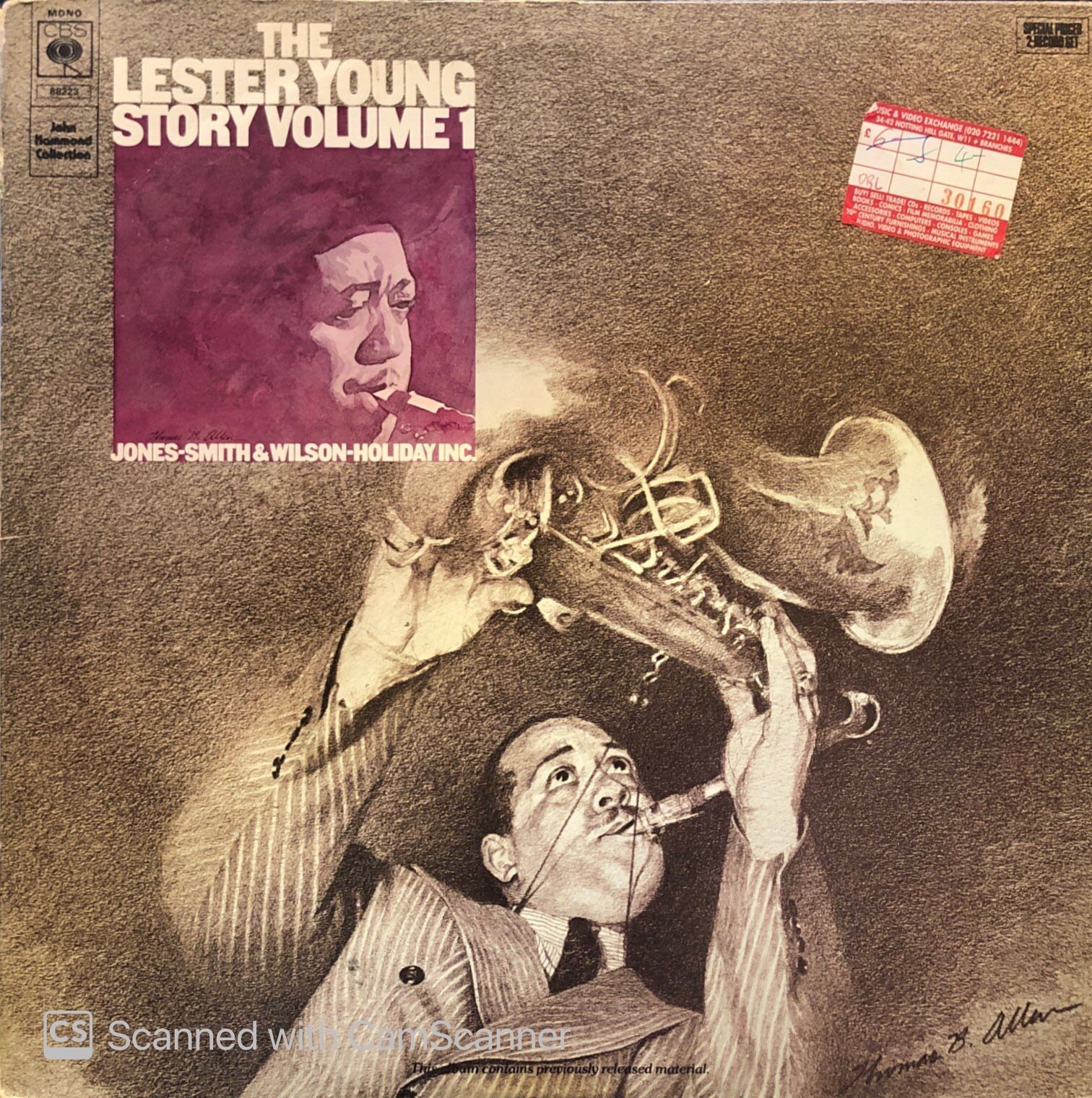 Lester Young – The Lester Young Story Volume 1 LP
