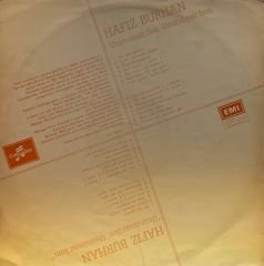 Hafız Burhan – Unutulmaz Ses, Unutulmaz İsim LP