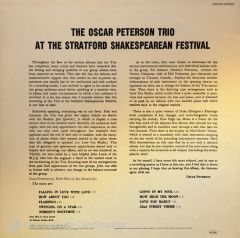 The Oscar Peterson Trio – At The Stratford Shakespearean Festival LP