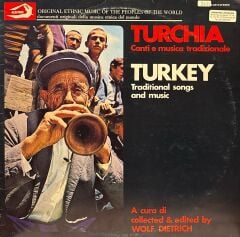 Turchia - Canti E Musica Tradizionale / Turkey - Traditional Songs And Music LP