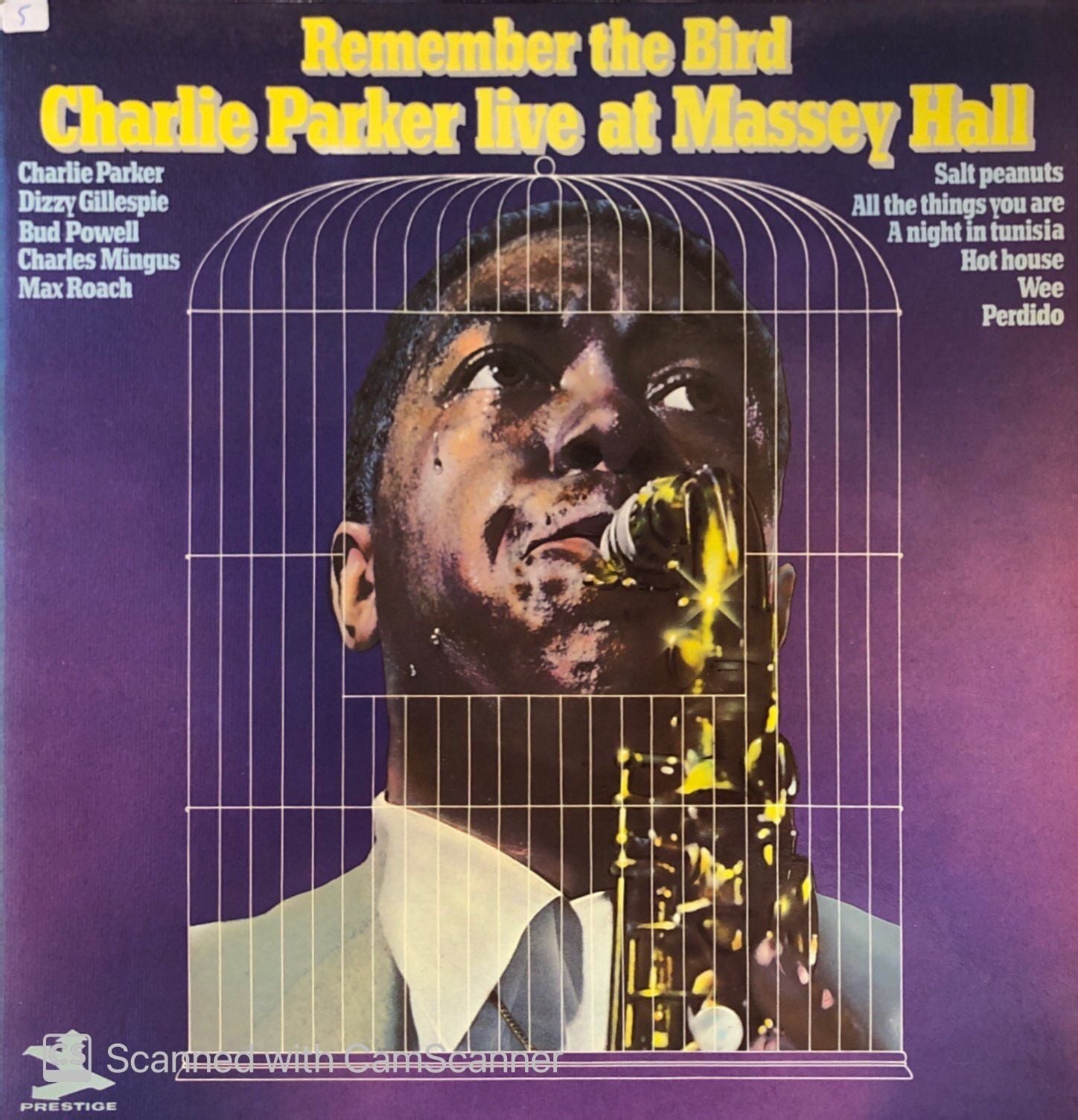 Charlie Parker – Remember The Bird. Charlie Parker Live At Massey Hall LP