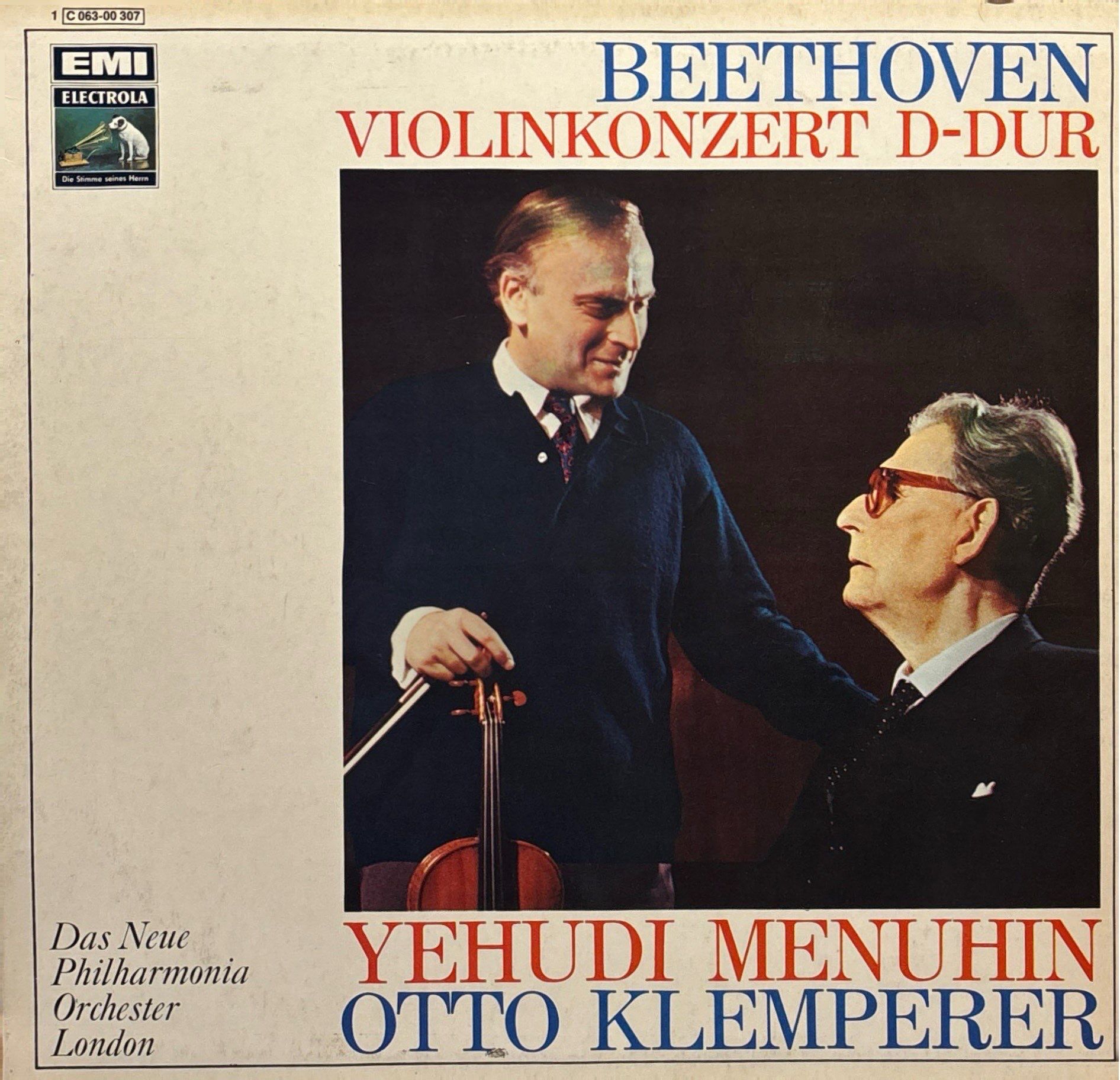 Beethoven* - Yehudi Menuhin, Otto Klemperer, Das Neue Philharmonia Orchester London* – Violinkonzert In D-Dur (Op. 61) LP