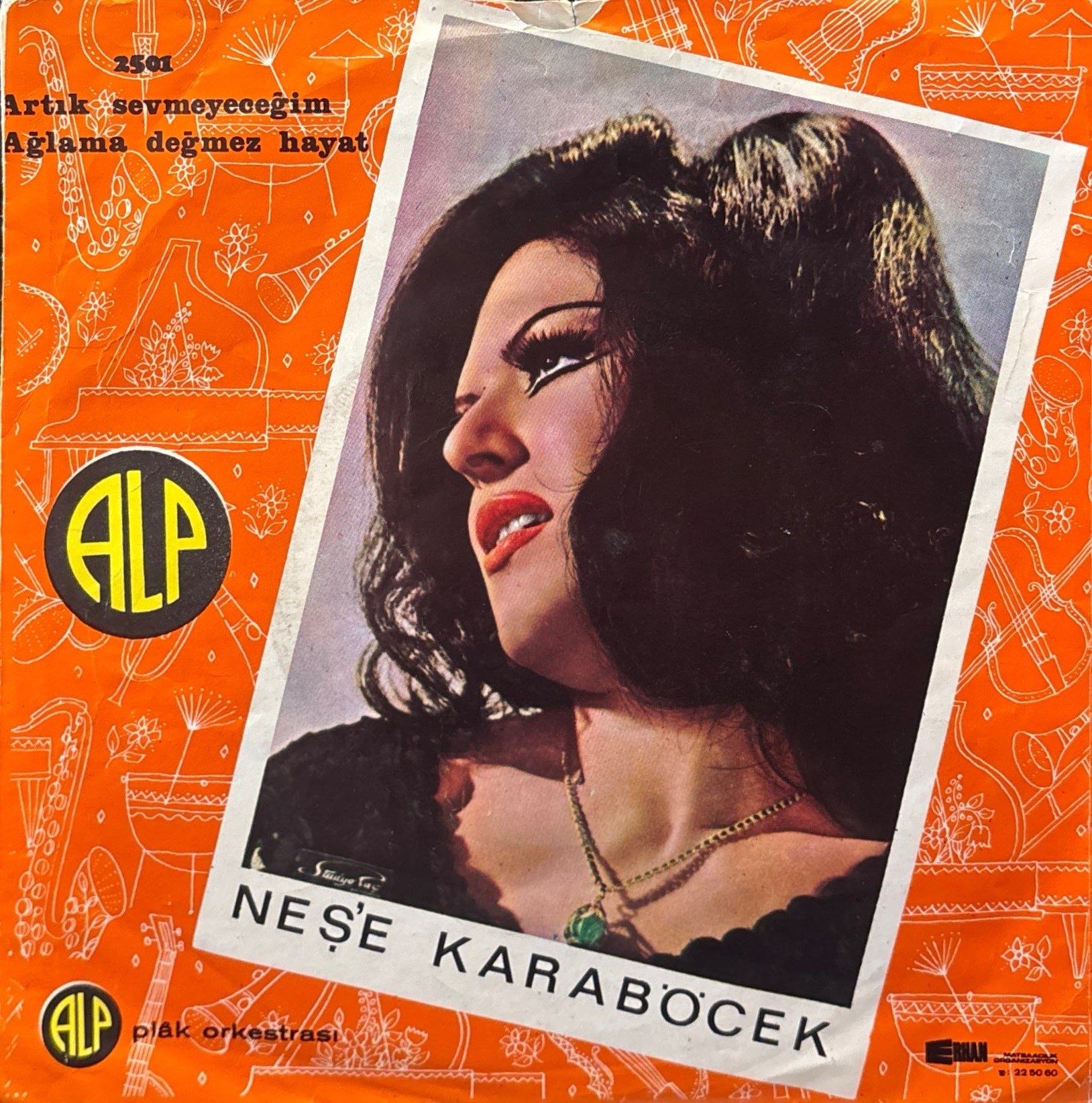 Neşe Karaböcek - Artık Sevmeyeceğim / Ağlama Değmez Hayat 45lik