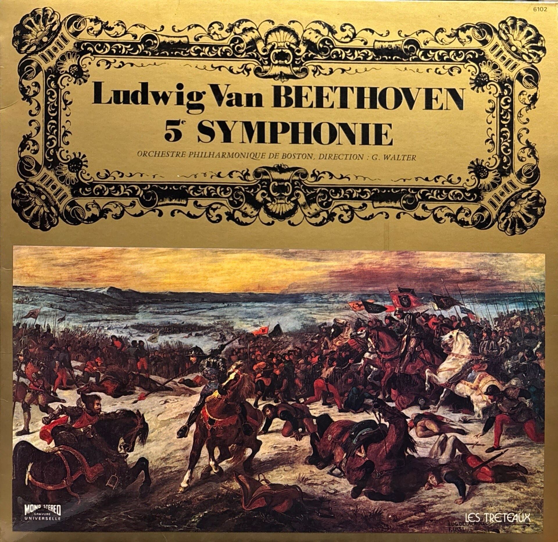 Ludwig van Beethoven, Orchestre Philharmonique de Boston* – 5ème Symphonie LP