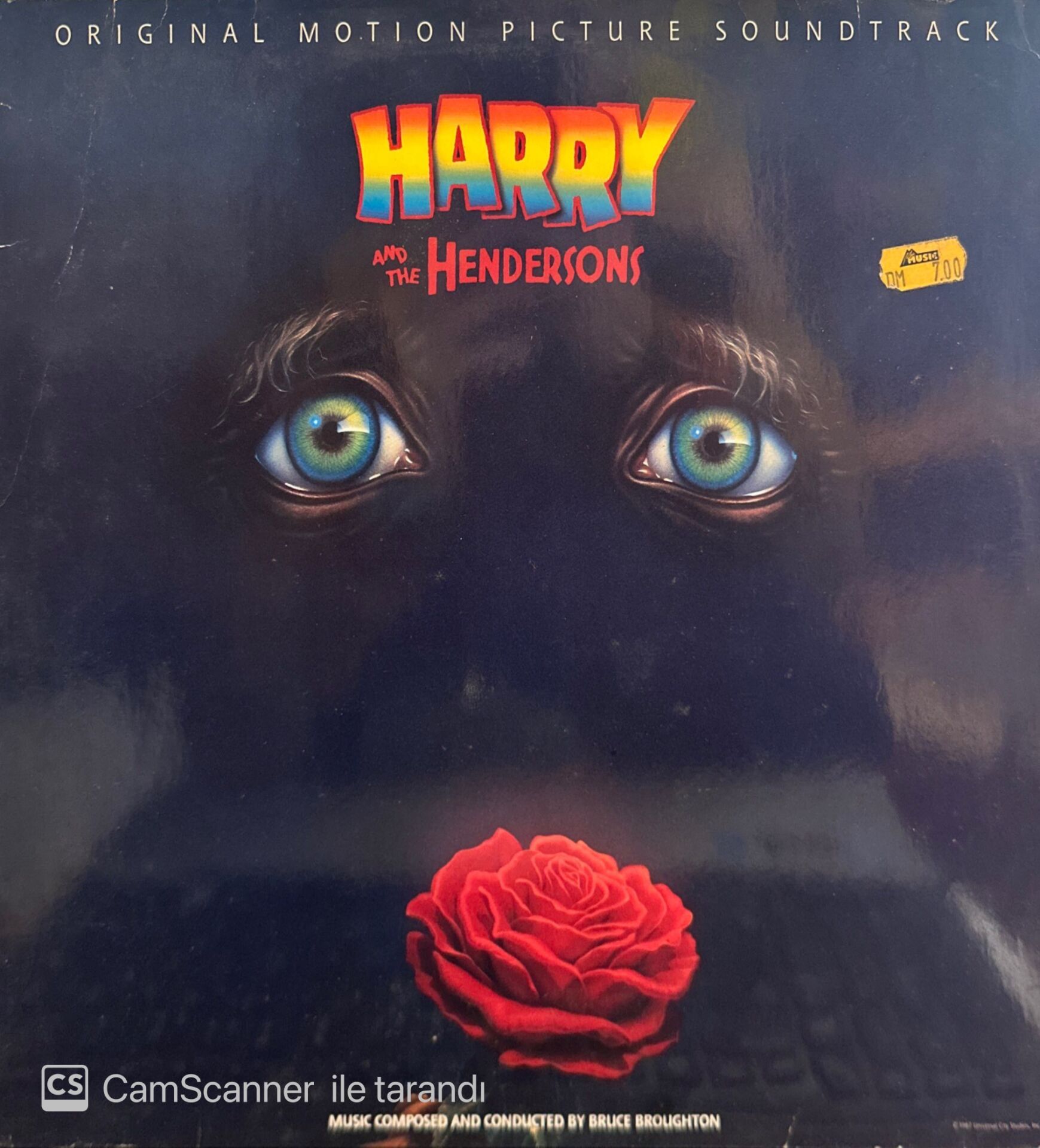 Bruce Broughton – Harry And The Hendersons (Original Motion Picture Soundtrack) LP