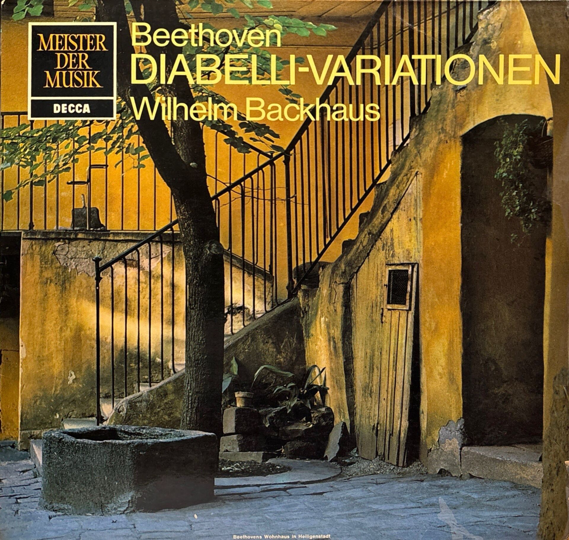 Beethoven* - Wilhelm Backhaus – Diabelli - Variationen LP