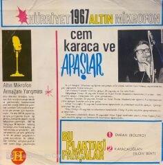 1967 Altın Mikrofon - Cem Karaca ve Apaşlar - Emrah / Karacaoğlan 45lik