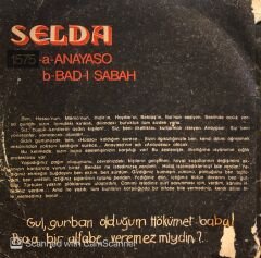 Selda - Anayaso / Bad-ı Sabah 45lik