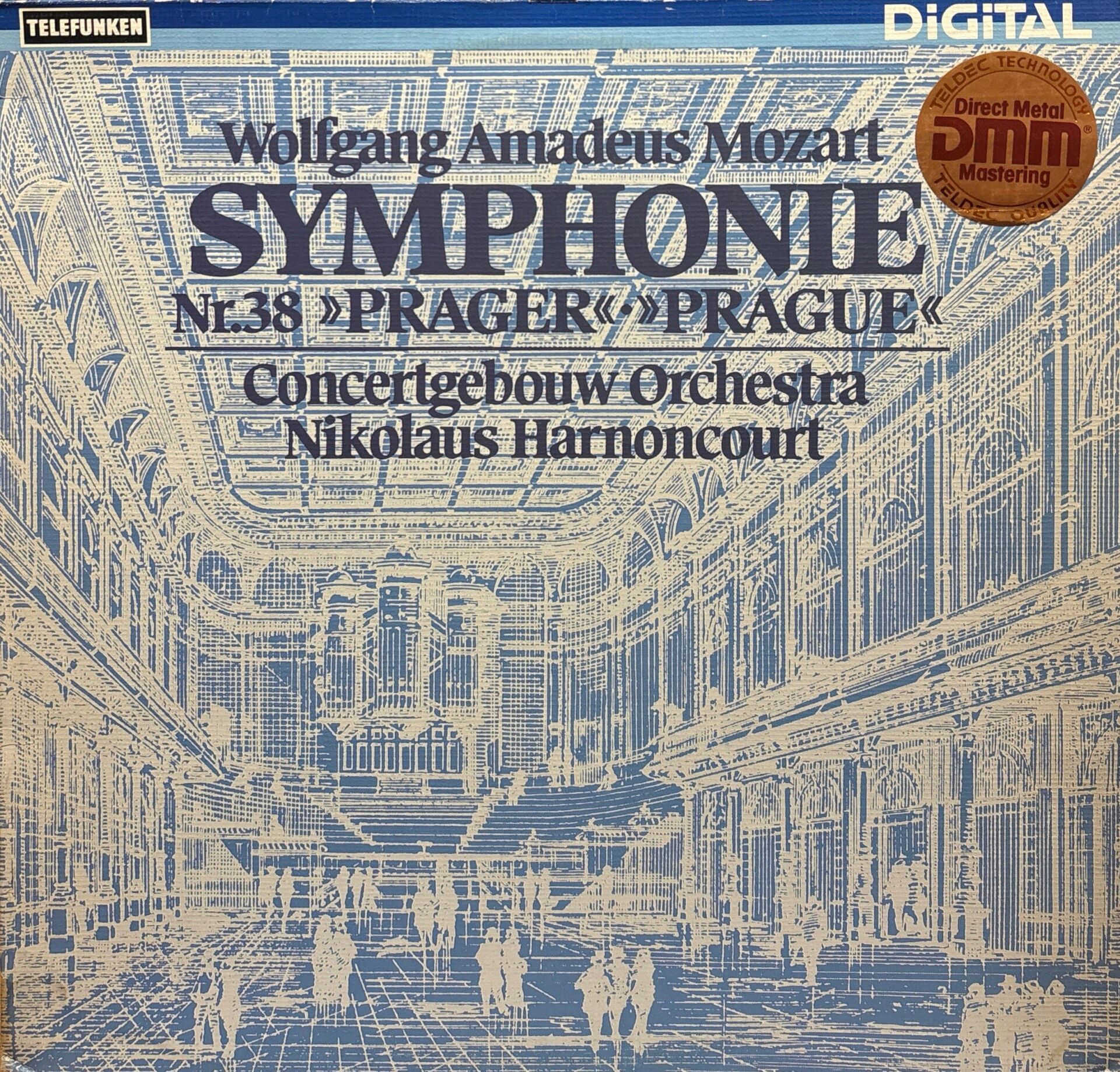 Mozart* - Concertgebouw Orchestra*, Nikolaus Harnoncourt – Symphonie Nr. 38 »Prager«•» Prague« LP