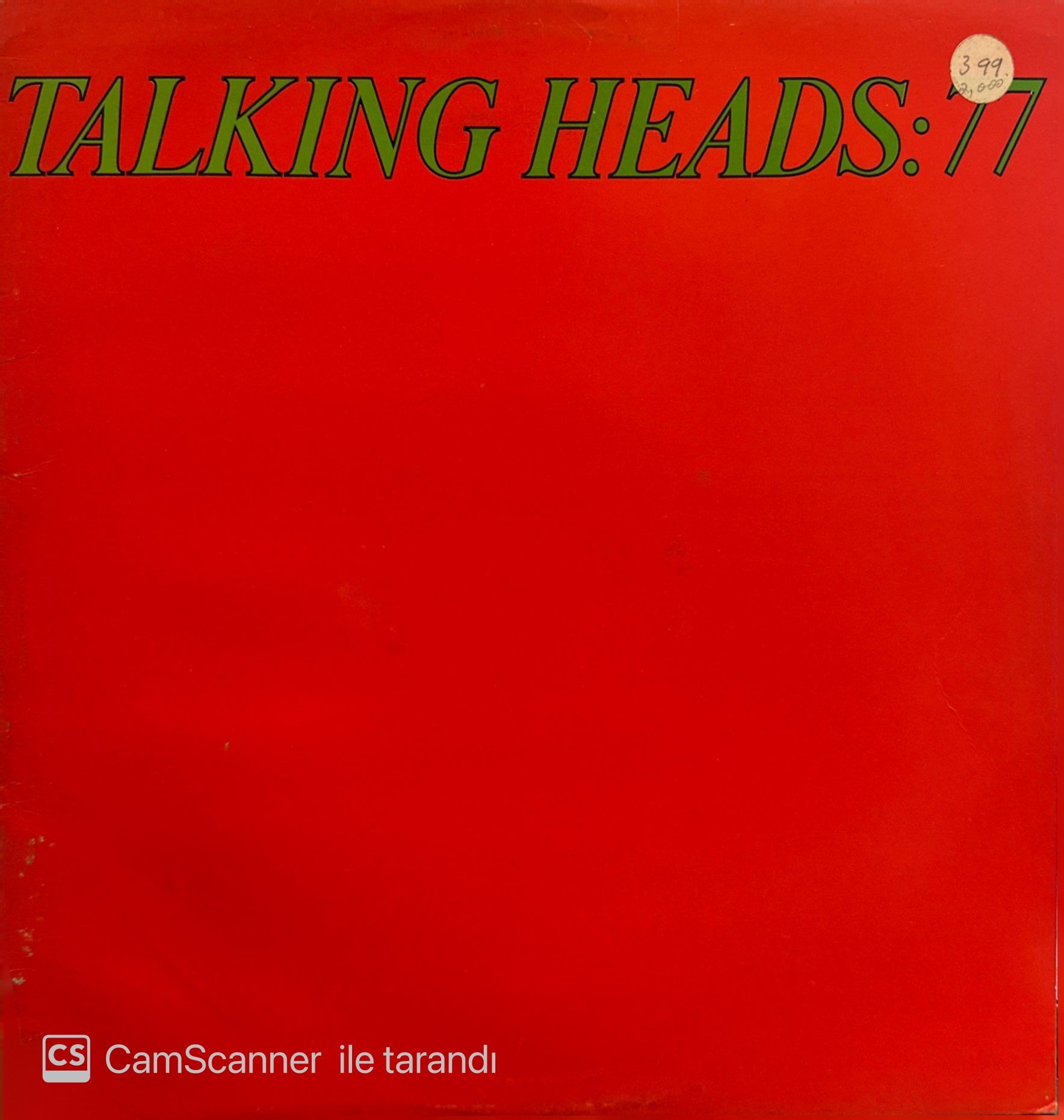 Talking Heads – Talking Heads: 77 LP