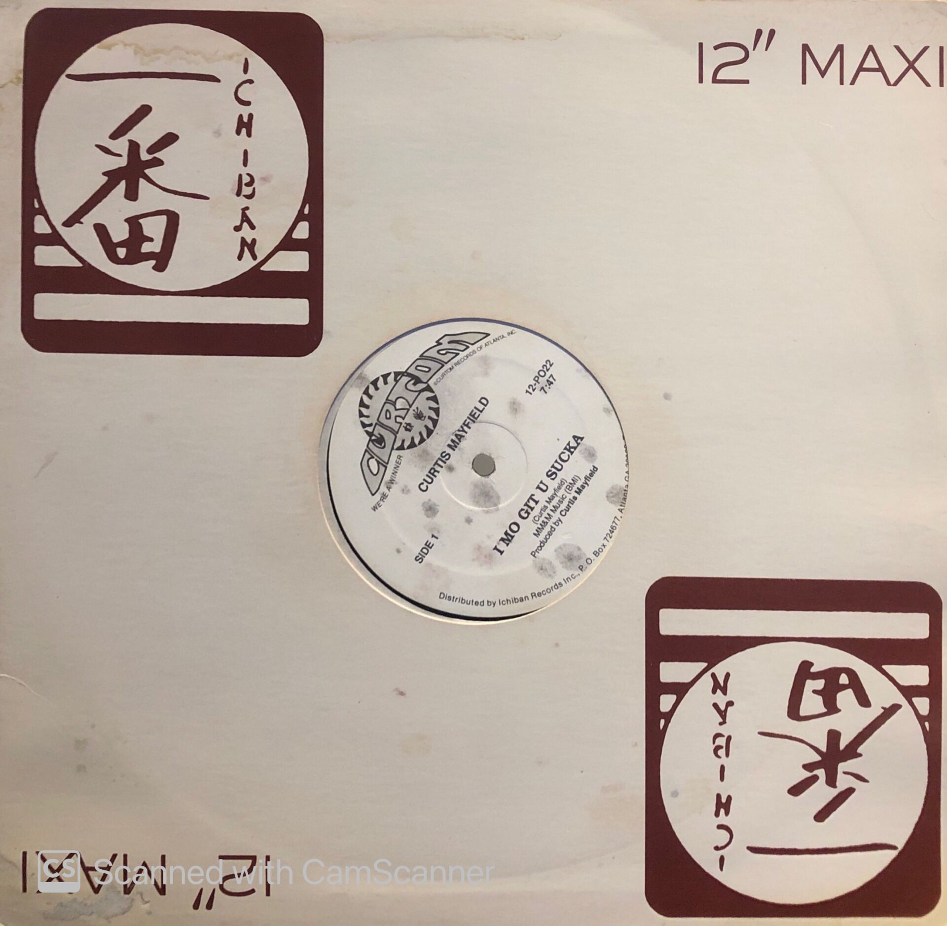 Curtis Mayfield – I Mo Git U Sucka / He's A Fly Guy MAXI