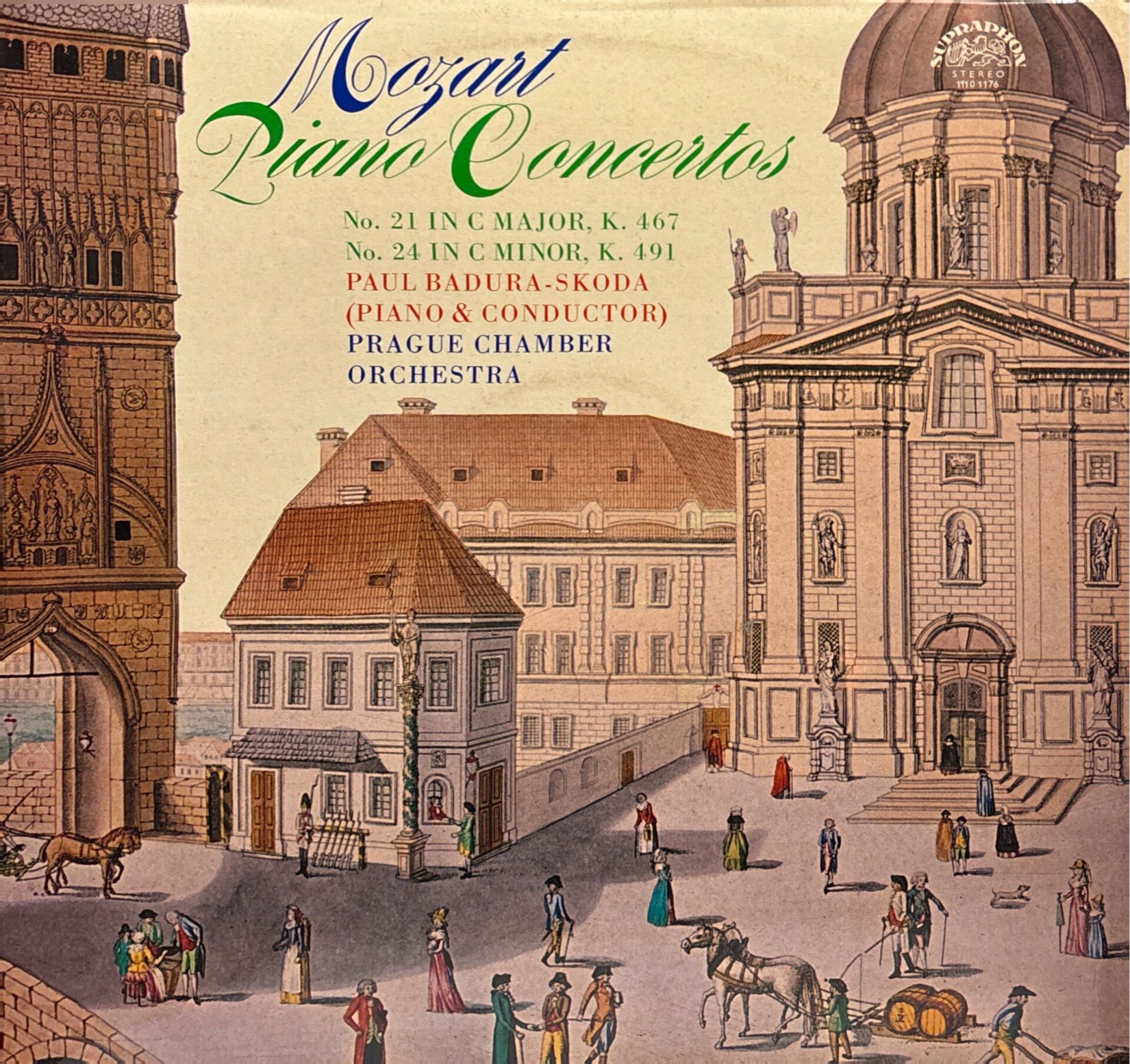 Mozart*, Paul Badura-Skoda, Prague Chamber Orchestra – Piano Concertos No. 21 In C Major K. 467 / No. 24 In C Minor, K. 491 LP