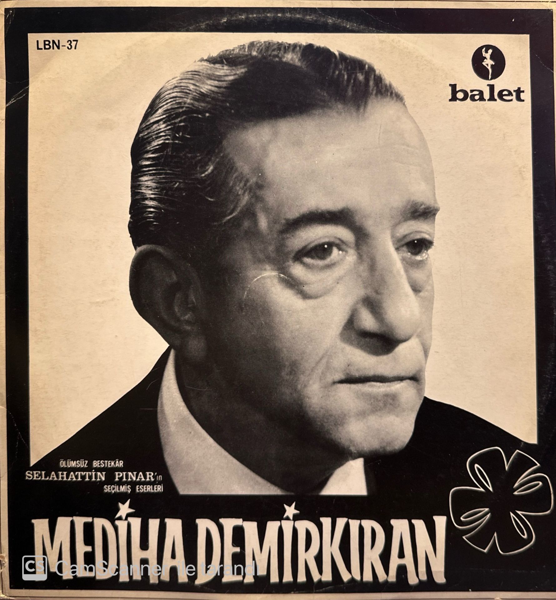 Mediha Demirkıran – Mediha Demirkıran Ölümsüz Bestekar Selahattin Pınar'ın Seçilmiş Eserleri LP