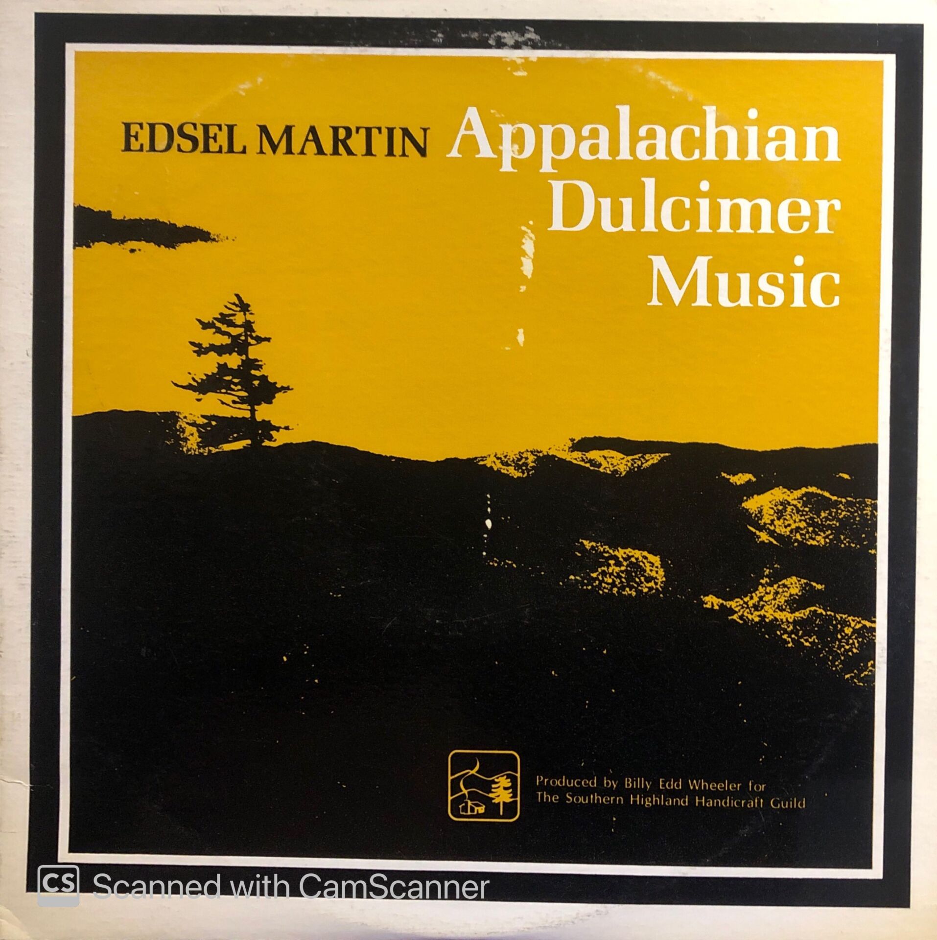 Edsel Martin – Appalachian Dulcimer Music LP