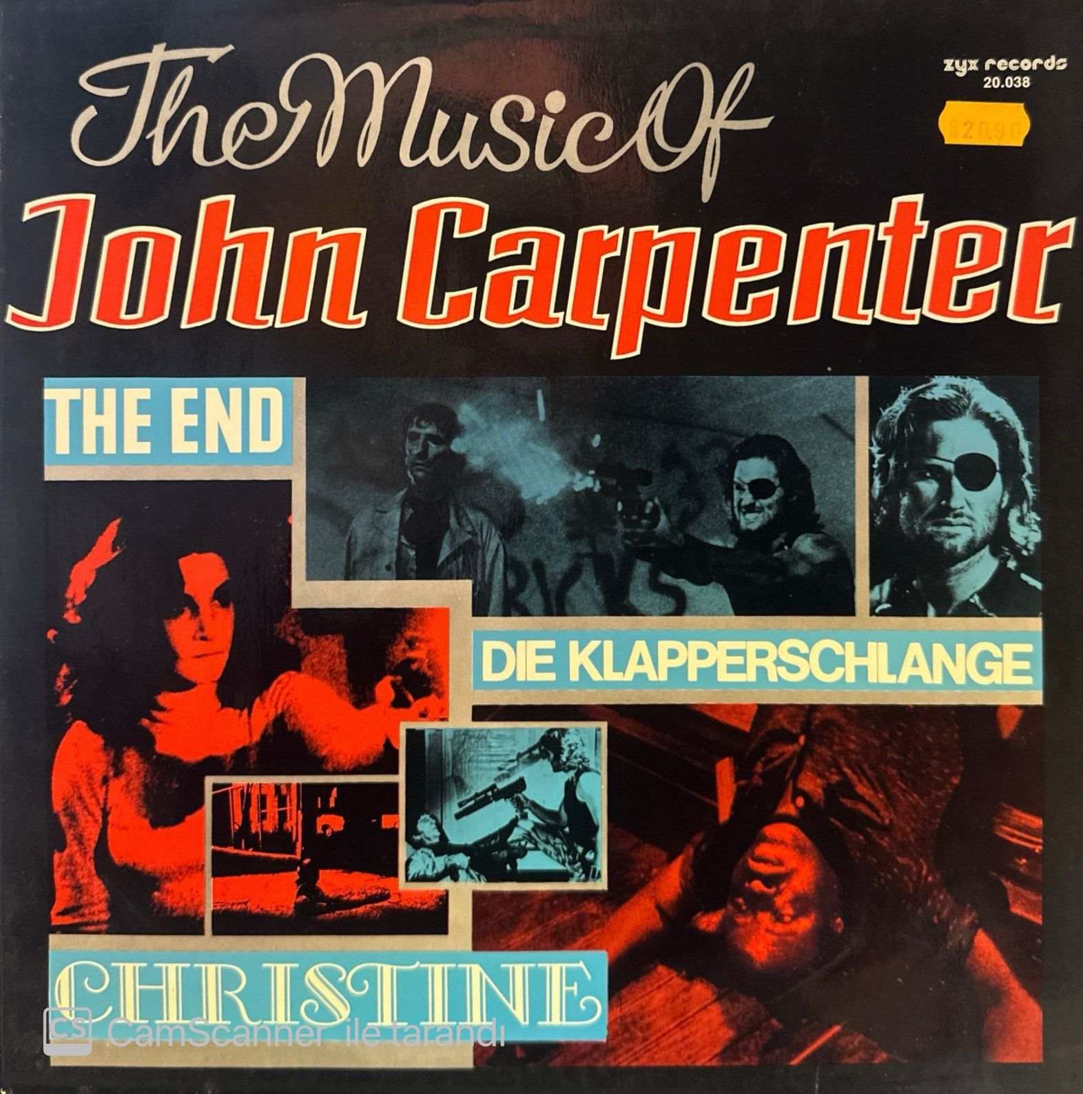The Splash Band – The Music Of John Carpenter LP