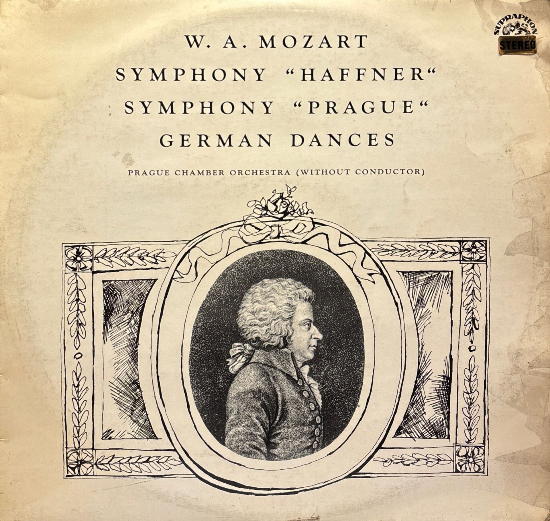 Wolfgang Amadeus Mozart, Prague Chamber Orchestra (Without Conductor)* – Symphony No. 38 In D Major “Prague“, K. 504 / Symphony No. 35 In D Major “Haffner“, K. 385 / German Dances, K. 510 LP
