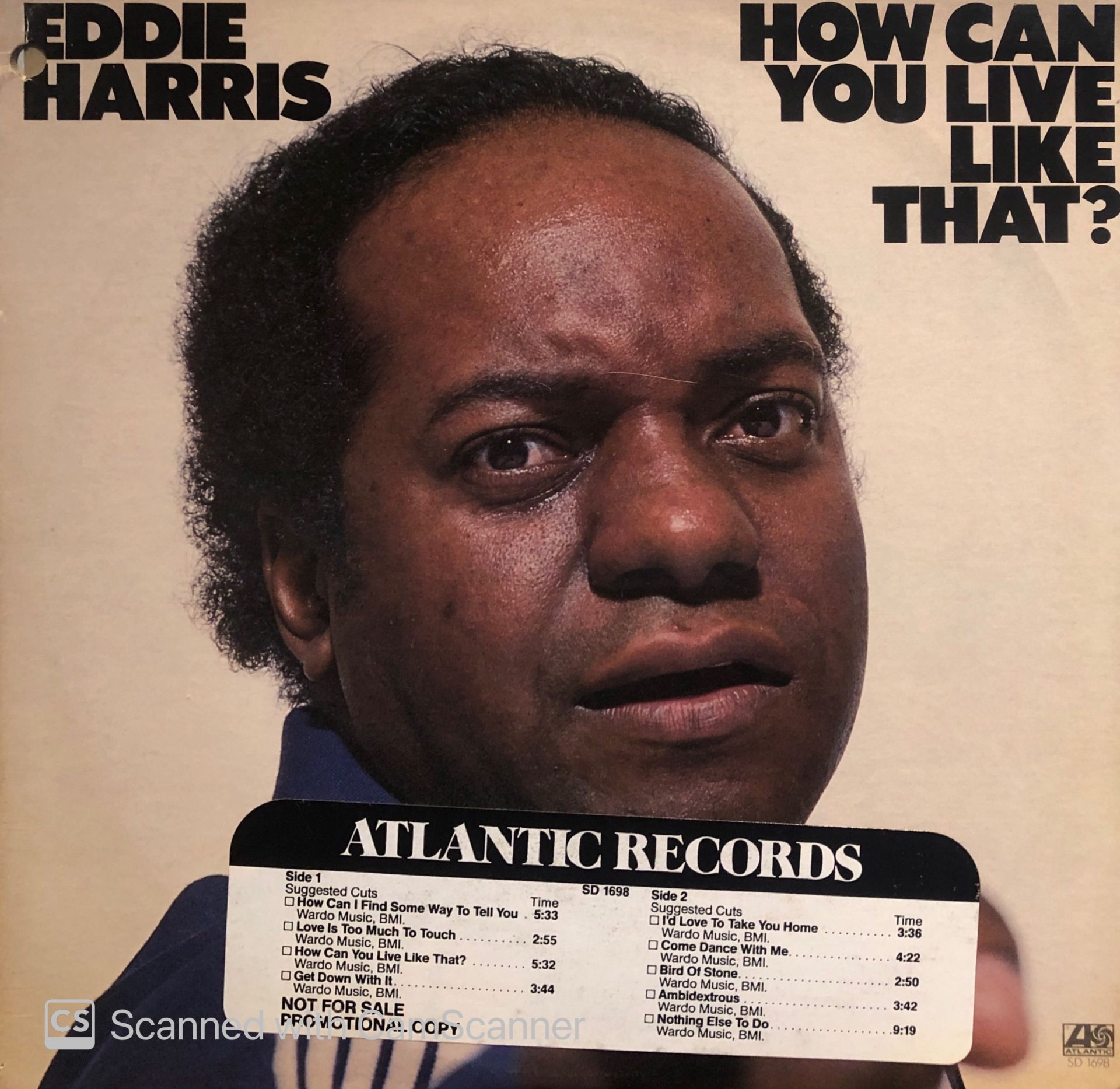 Eddie Harris – How Can You Live Like That? LP