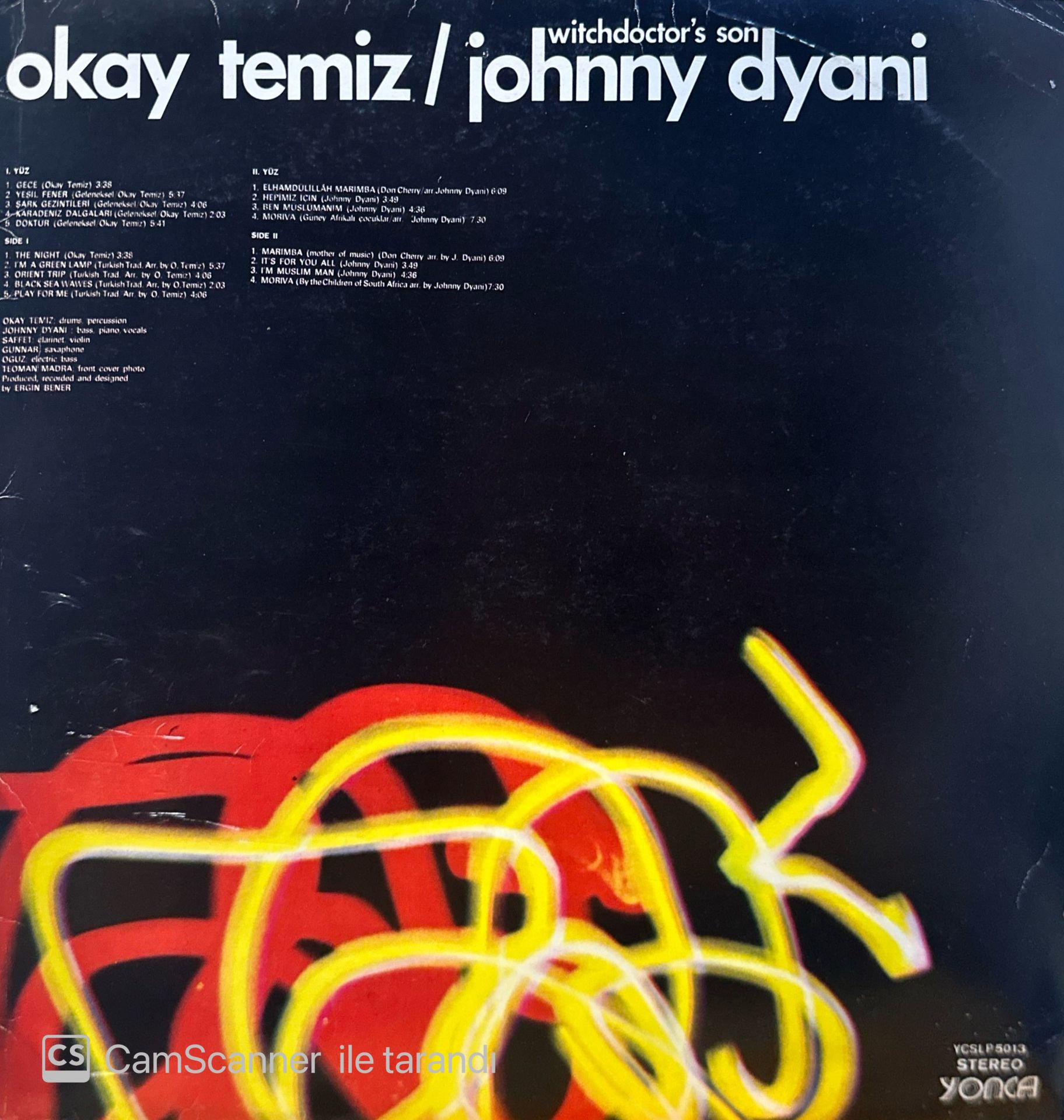 Okay Temiz / Johnny Dyani – Witchdoctor's Son LP