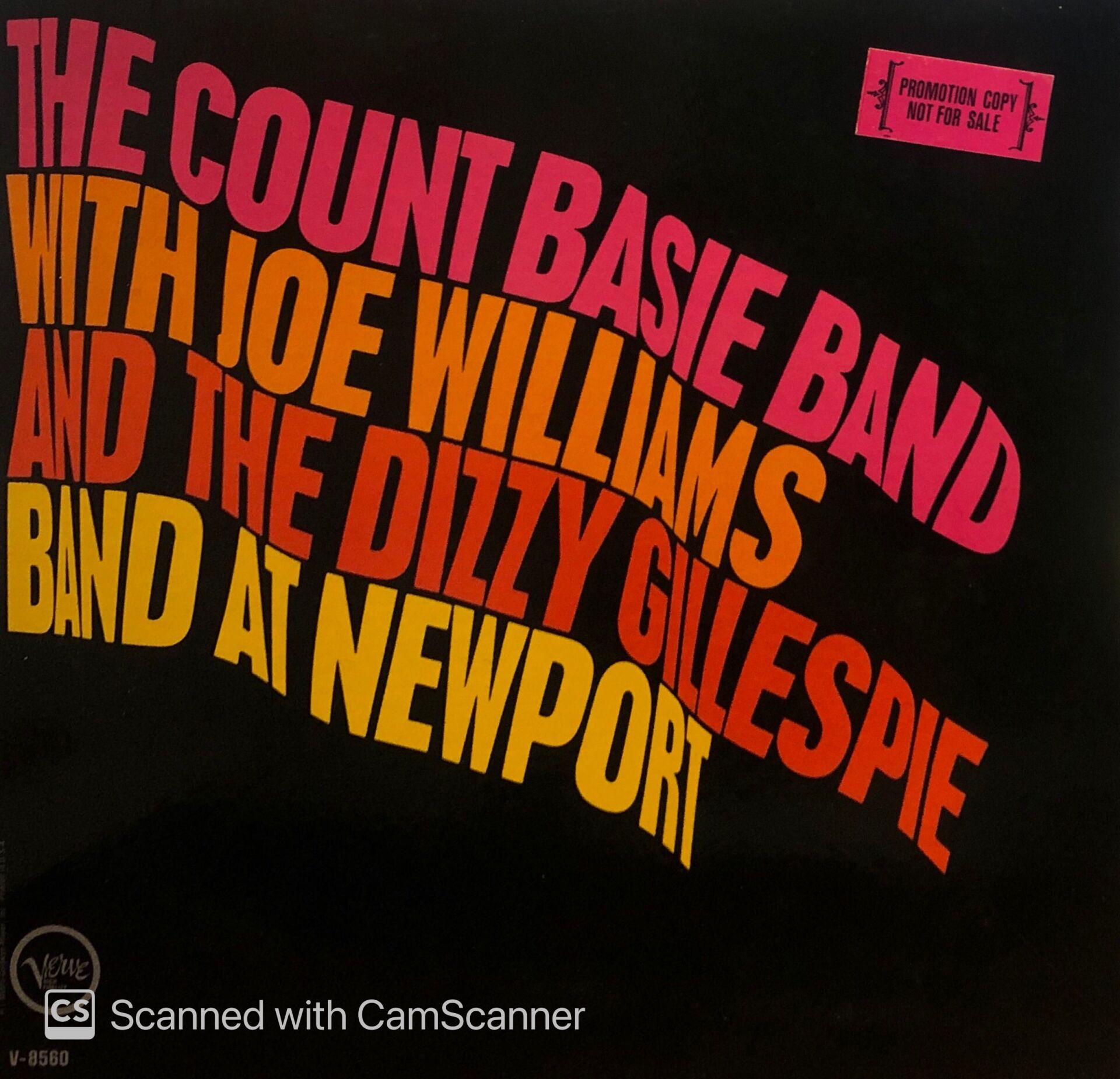 The Count Basie Band With Joe Williams And The Dizzy Gillespie Band – At Newport LP