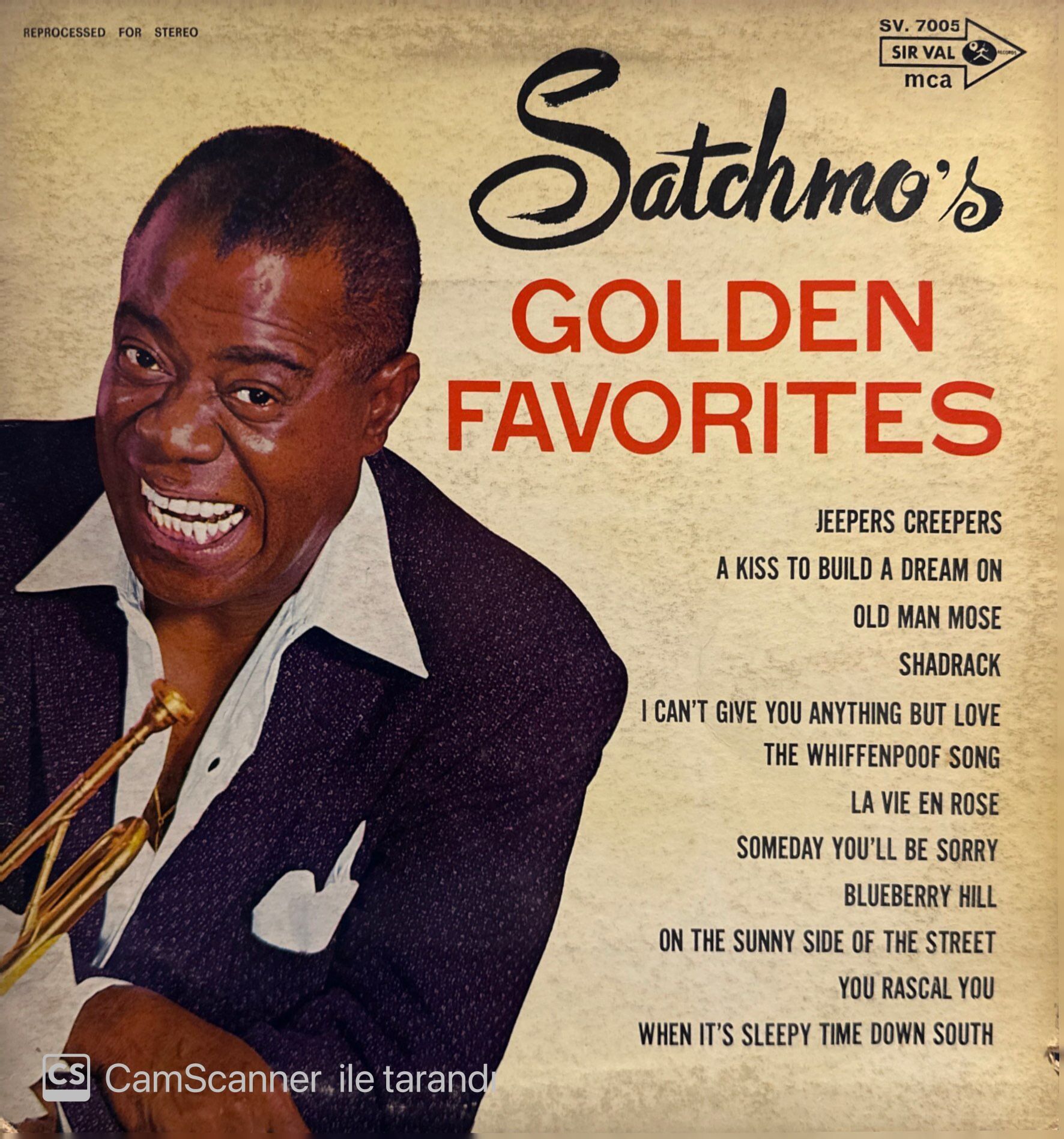 Louis Armstrong – Satchmo's Golden Favorites LP