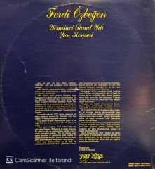 Ferdi Özbeğen – Yirminci Sanat Yılı Şan Konseri LP