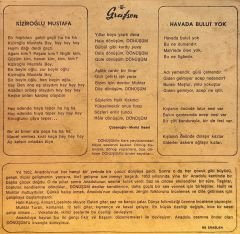 Dönüşüm - Kiziroğlu Mustafa Bey / Havada Bulut Yok 45'lik