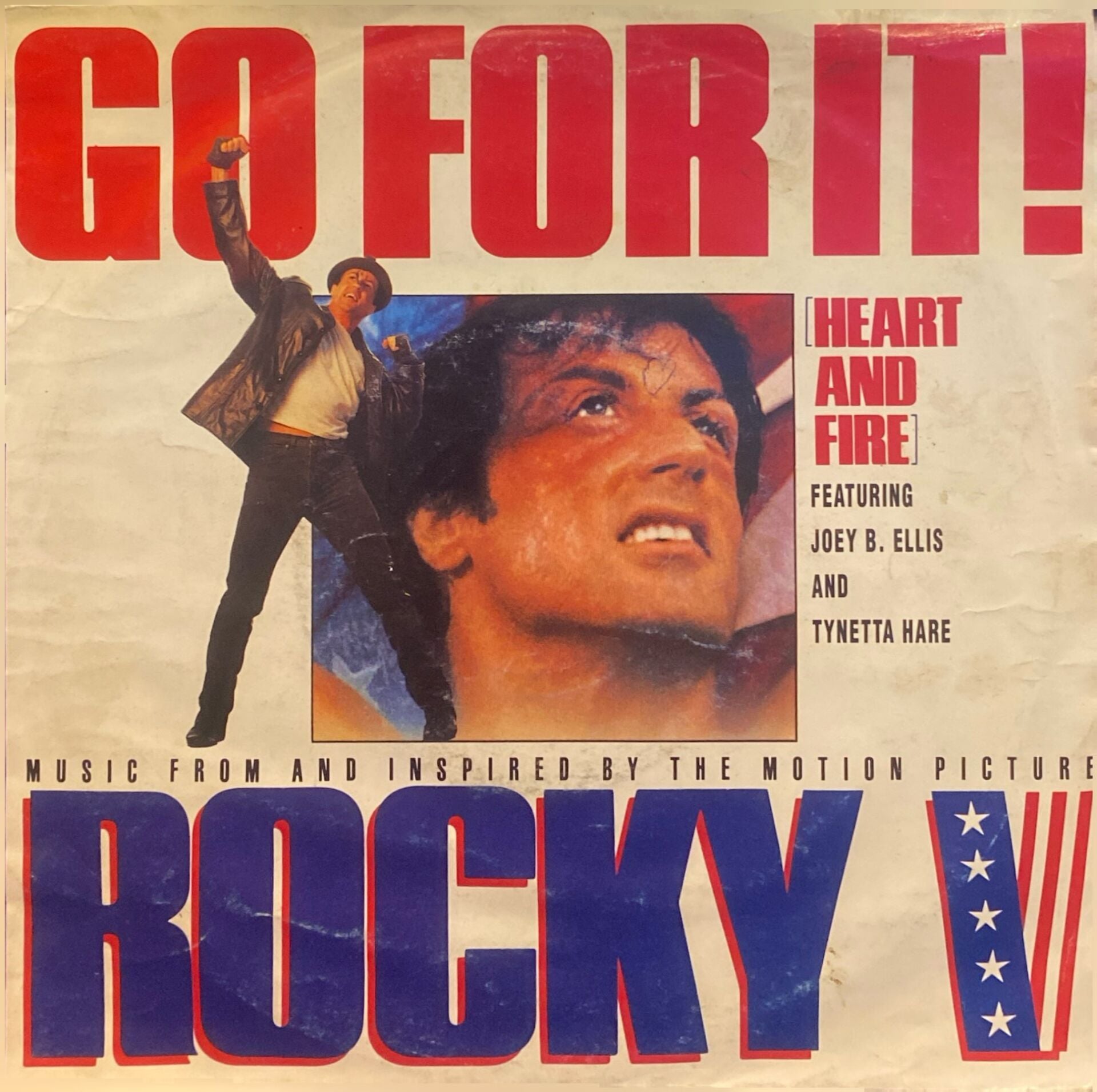 Joey B. Ellis And Tynetta Hare – Go For It! (Music From The Motion Picture Rocky 5) 45'lik