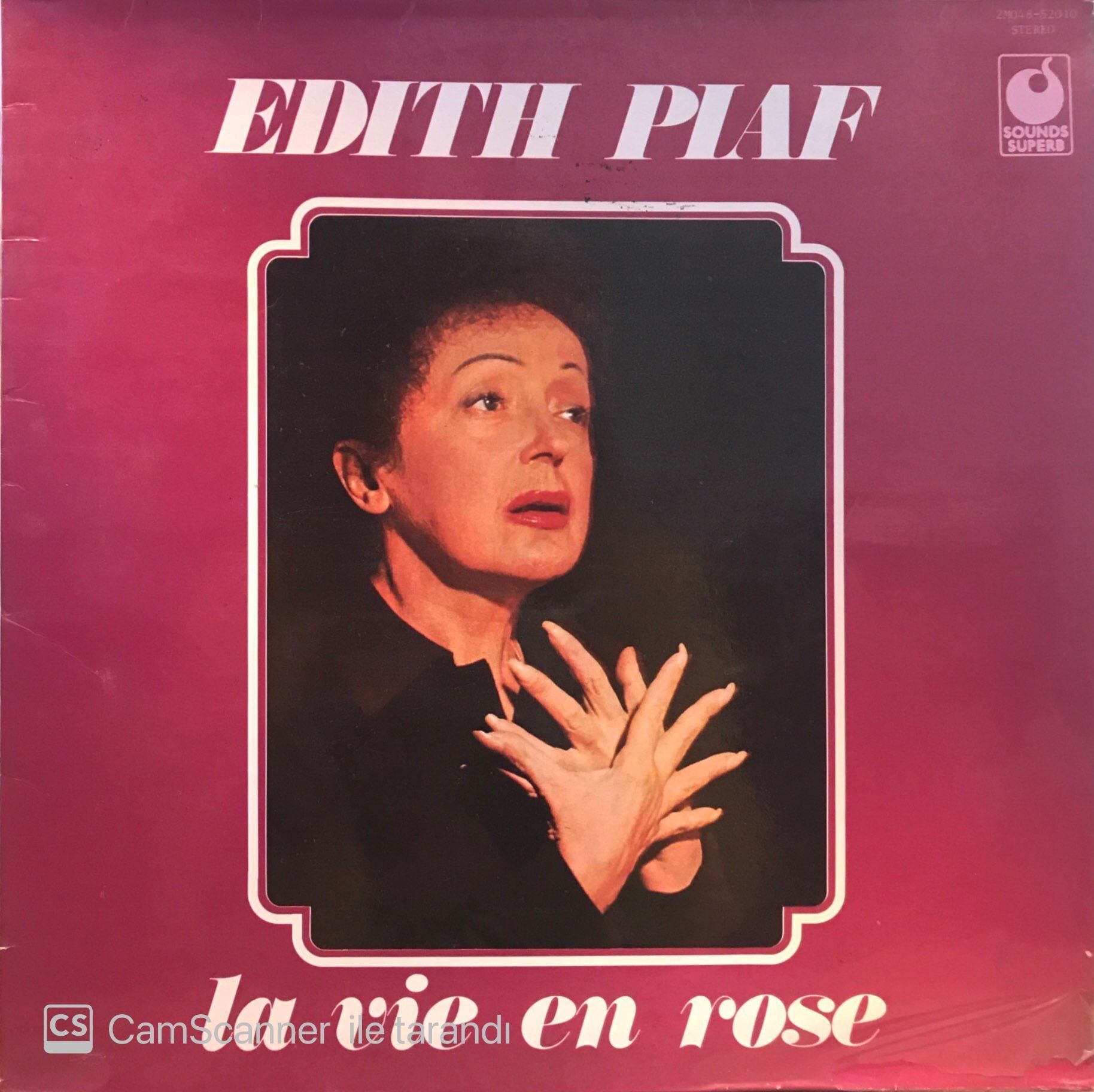 Edith Piaf – La Vie En Rose LP