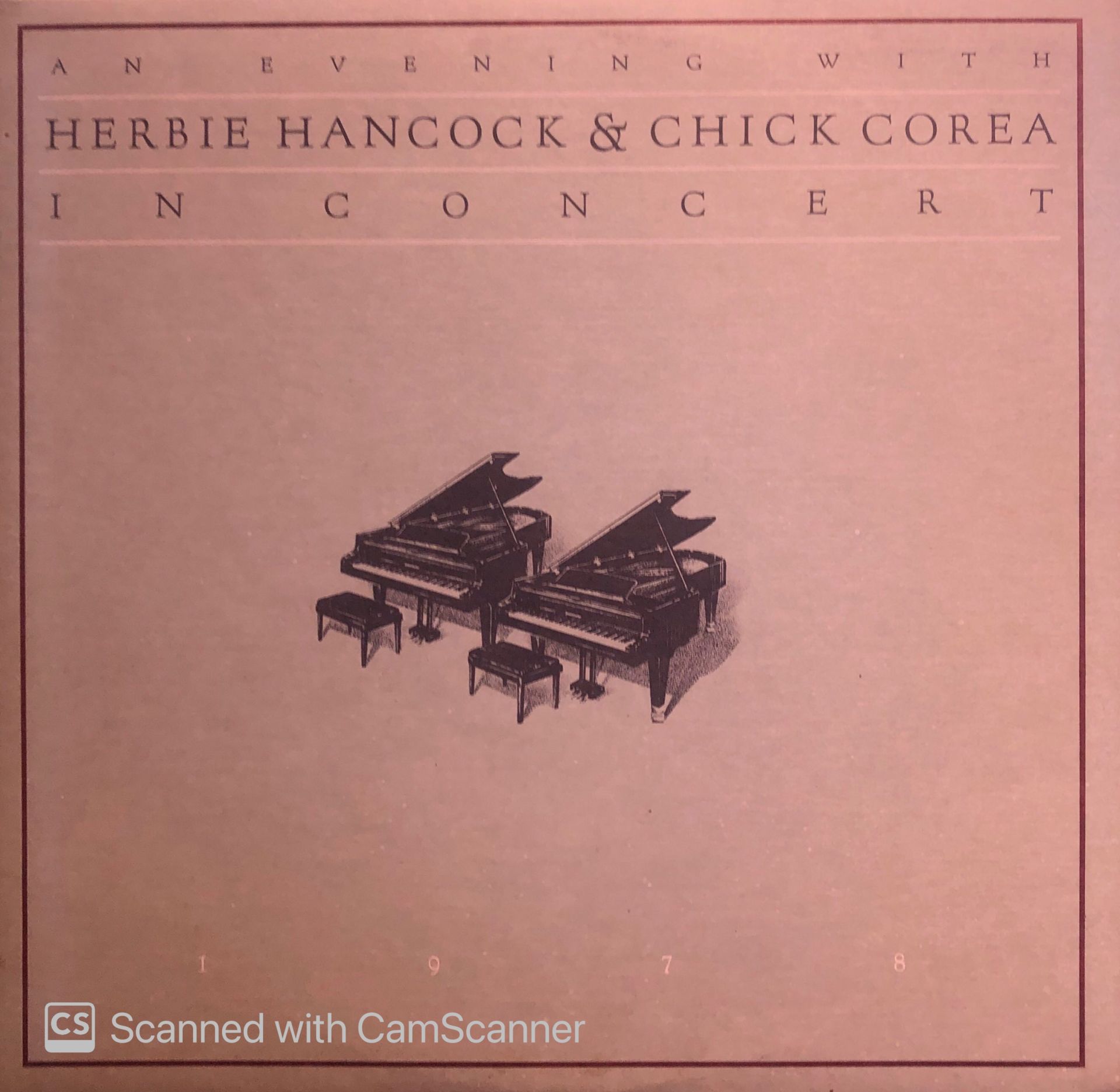 Herbie Hancock & Chick Corea – An Evening With Herbie Hancock & Chick Corea In Concert 1978 LP