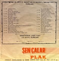 Behiye Aksoy - Aşk Bu Değil Yapma Güzel / Aman Cana 45'lik