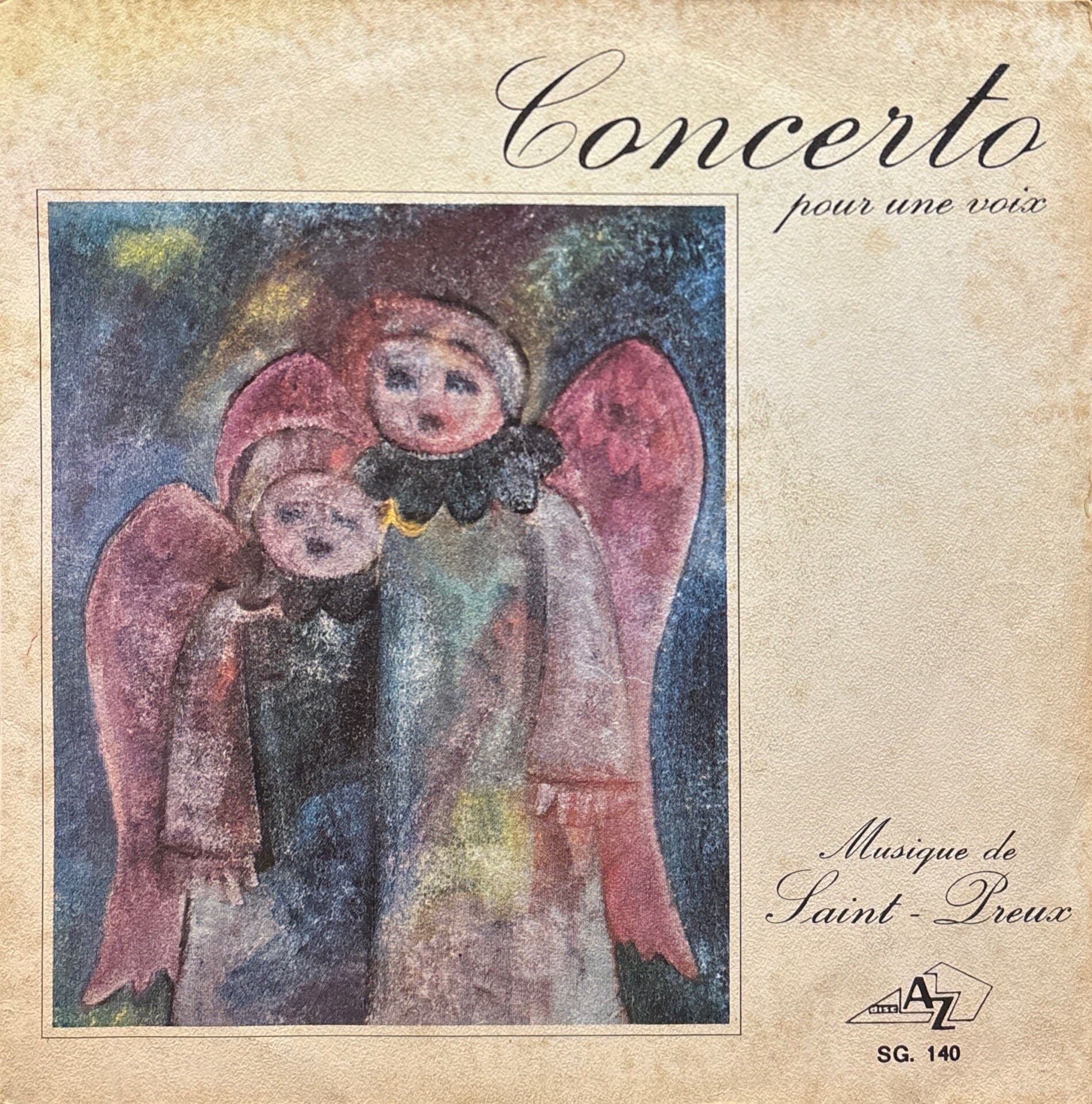 Saint - Preux - Concerto Pour Une Voix / Variations 45'lik