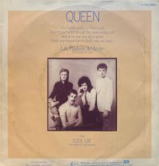 Queen – Las Palabras De Amor (The Words Of Love) / Cool Cat 45'lik