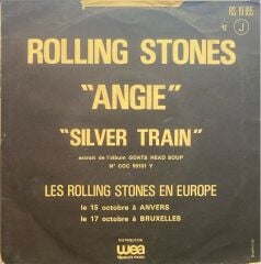 Rolling Stones – Angie / Silver Train 45'lik