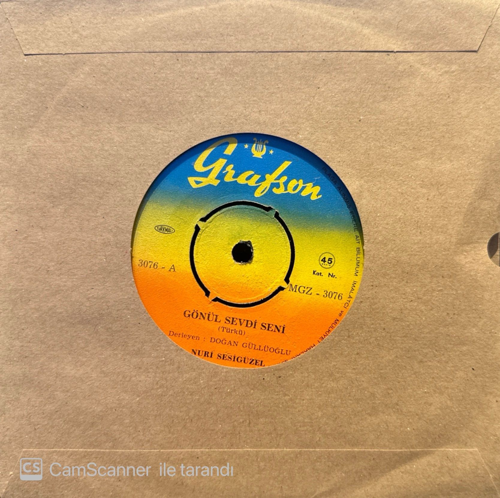 Nuri Sesigüzel - Gönül Sevdi Sevdi / Buradan Bir Atlı Geçti 45'lik
