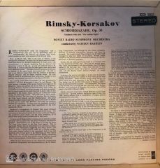 Rimsky-Korsakov, The Soviet State Radio Symphony Orchestra, Nathan Rakhlin – Scheherazade LP