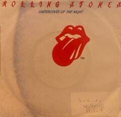 Rolling Stones – Undercover Of The Night / All The Way Down 45'lik