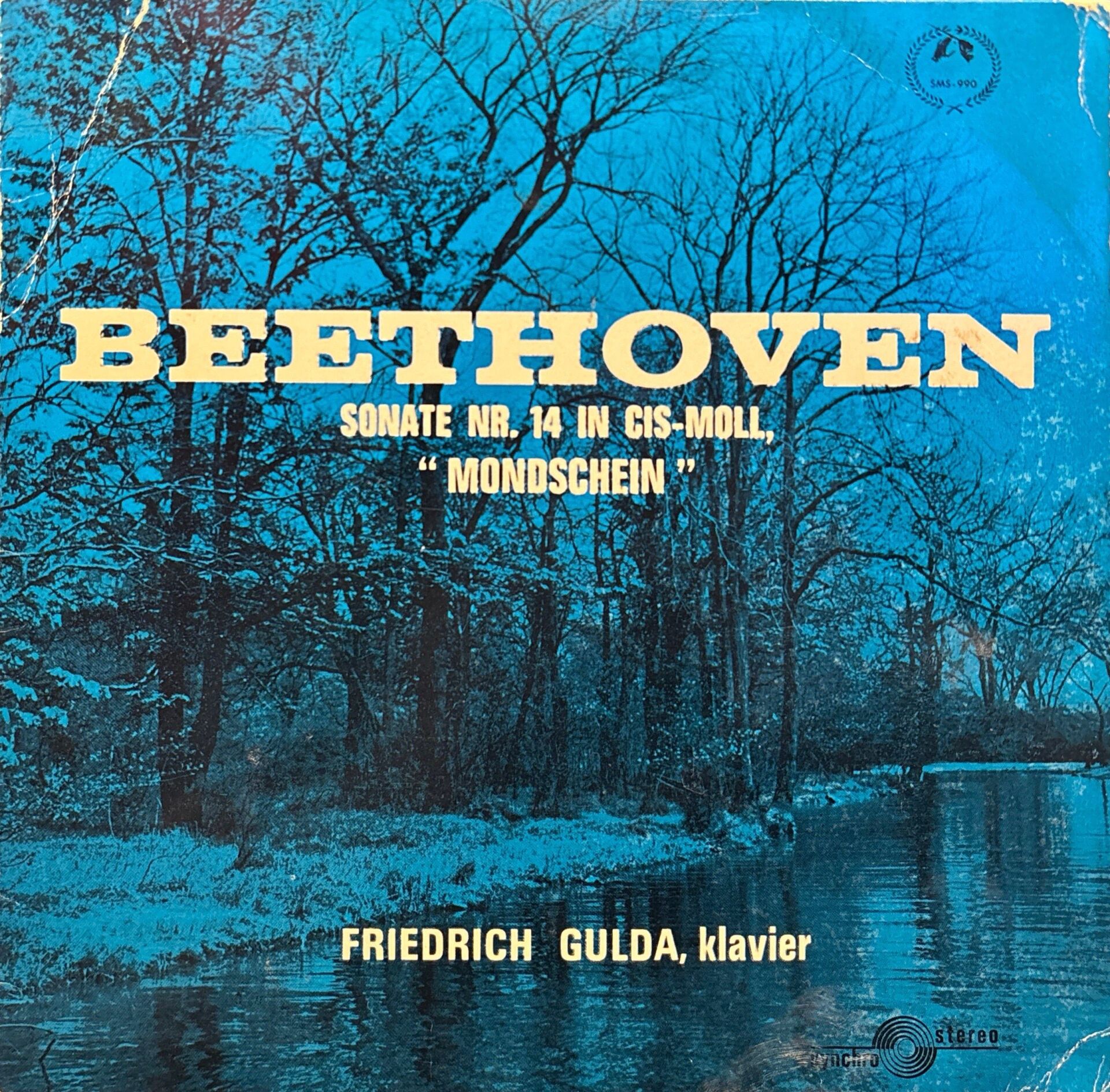 Beethoven* - Friedrich Gulda – Sonata N° 14 In C Sharp Minor Op. 27 No. 2 ''Moonlight'' 45'lik