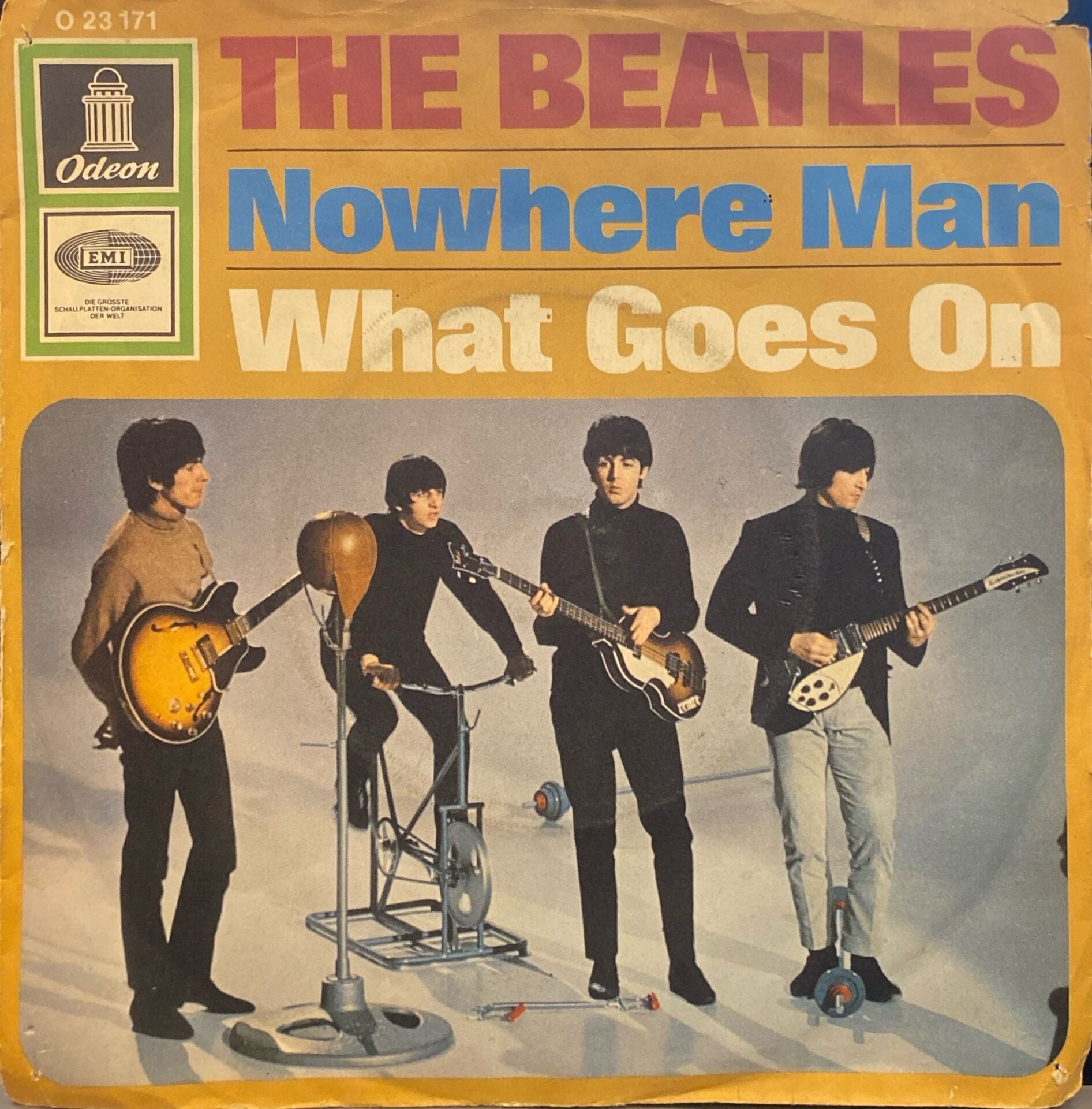 The Beatles – Nowhere Man / What Goes On 45'lik