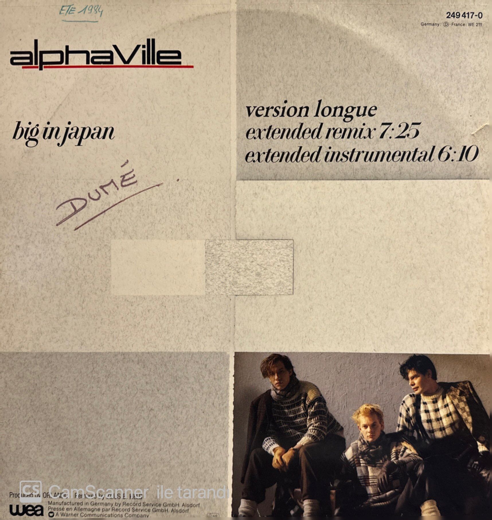 Alphaville – Big In Japan (Extended Remix) MAXI