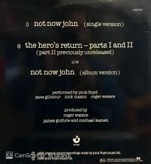 Pink Floyd – Not Now John MAXI