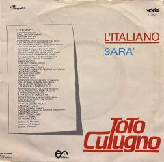 Toto Cutugno - L'Italiano / Sara 45'lik