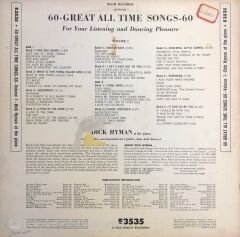Dick Hyman – 60 Great All Time Songs For Your Listening And Dancing Pleasure Vol.1 LP